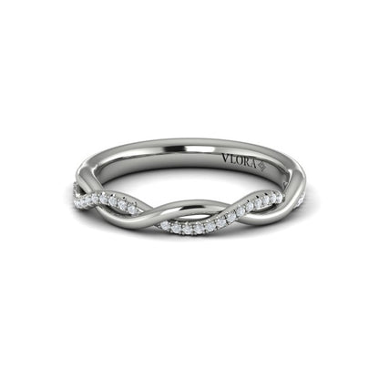 Matching Bands Wedding Band in Platinum by Vlora Bridal