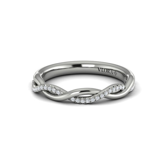 Matching Bands Wedding Band in Platinum by Vlora Bridal
