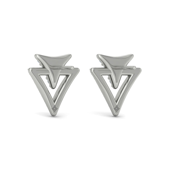 Diamond Earrings from MIRAVEL Collection in Platinum