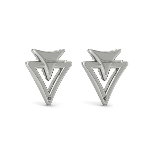 Diamond Earrings from MIRAVEL Collection in Platinum