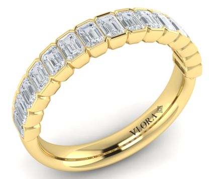 Endless Emerald Cut Eternity Ring
