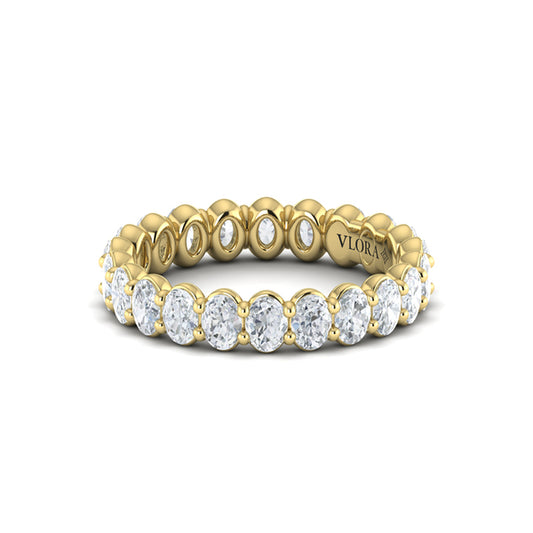 Luminous Oval Eternity Ring