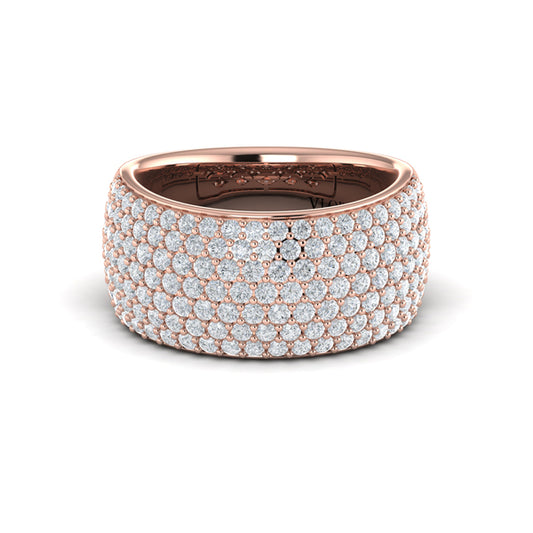 Diamond Multi-Row Statement Ring