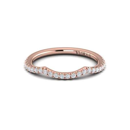 Entwined Oval Halo Matching Wedding Band