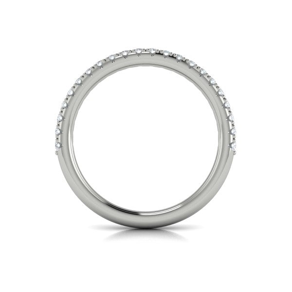 Matching Bands Wedding Band in Platinum by Vlora Bridal