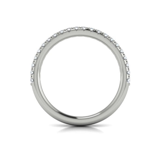 Matching Bands Wedding Band in Platinum by Vlora Bridal