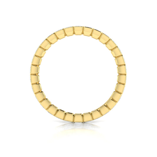 Endless Emerald Cut Eternity Ring