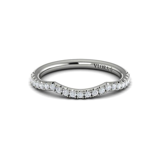 Matching Band for Enchanted Vine Oval Hidden Halo Engagement Ring