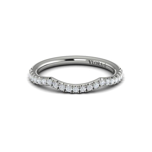 Matching Bands Wedding Band in Platinum by Vlora Bridal