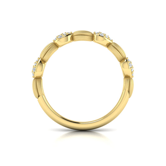 Cascade Ring with Satin Finish