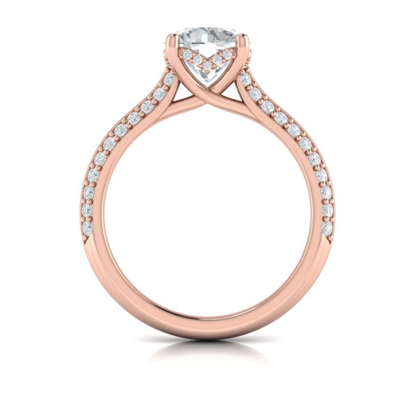 Harmony Hidden Halo Engagement Ring