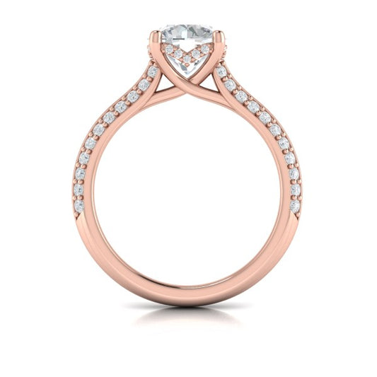 Harmony Hidden Halo Engagement Ring