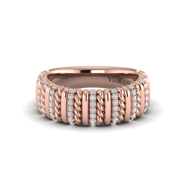 Diamond Rope Ring