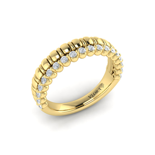 Dimensional Diamond Ring