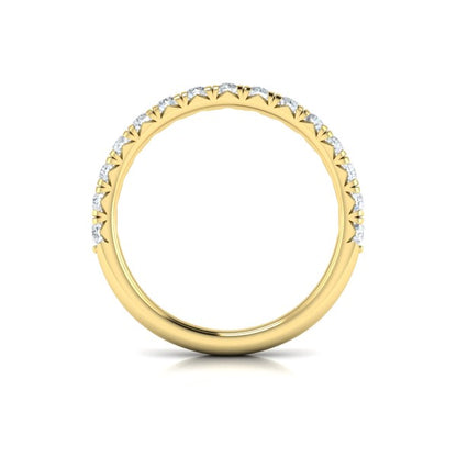 Matching Bands Wedding Band in 14K Yellow Gold by Vlora Bridal