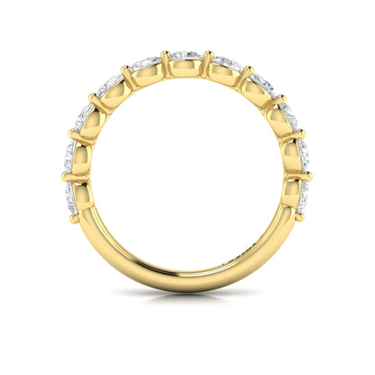 Matching band for the Marquise Accent Round Diamond Engagement Ring