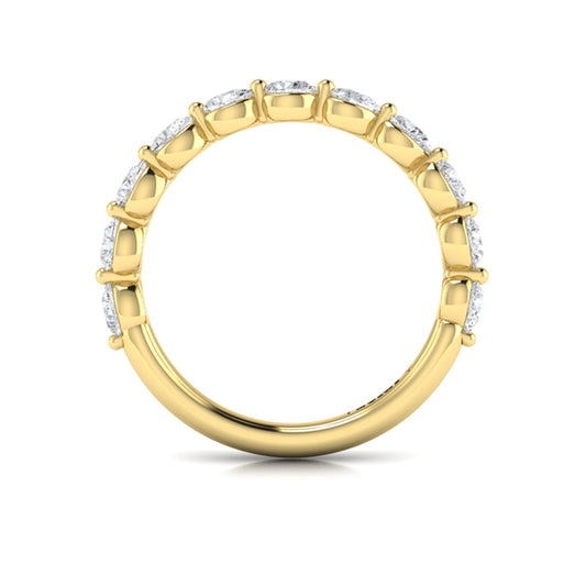 Matching band for the Marquise Accent Round Diamond Engagement Ring