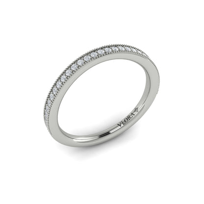 Matching Bands Wedding Band in Platinum by Vlora Bridal