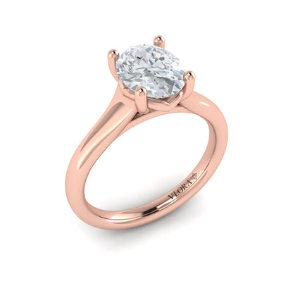 Graceful Solitaire Engagement Ring