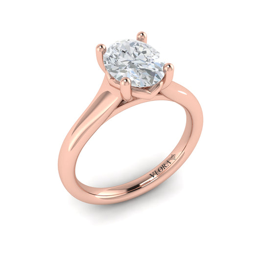 Graceful Solitaire Engagement Ring