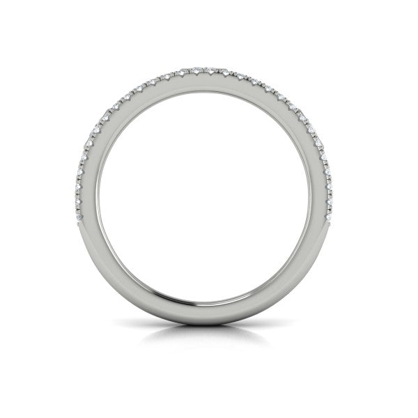 Stackable Bands Wedding Band in Platinum by Vlora Bridal