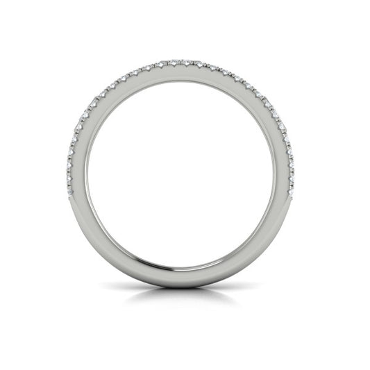 Stackable Bands Wedding Band in Platinum by Vlora Bridal