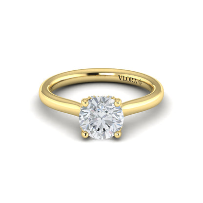 Elegant Classic Solitaire Engagement Ring