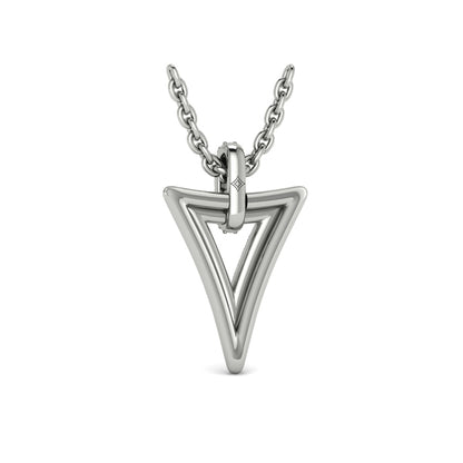 Diamond Open Double Trinity Pendant