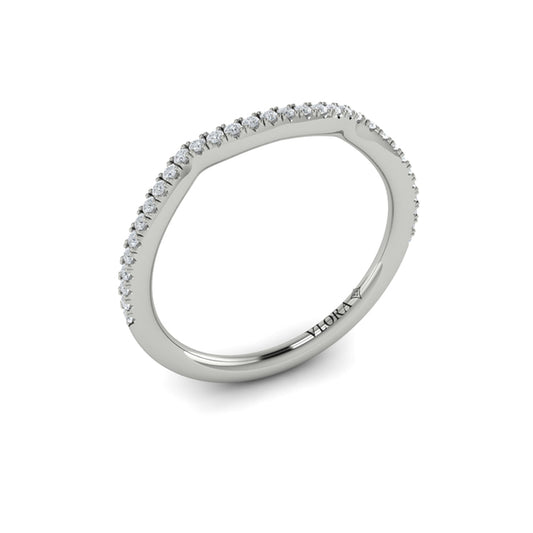 Matching Bands Wedding Band in Platinum by Vlora Bridal