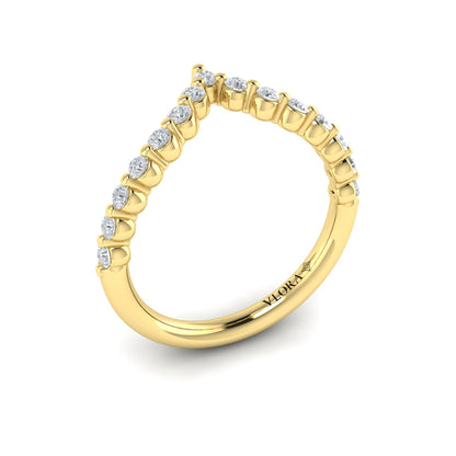 Diamond  Chevron Ring