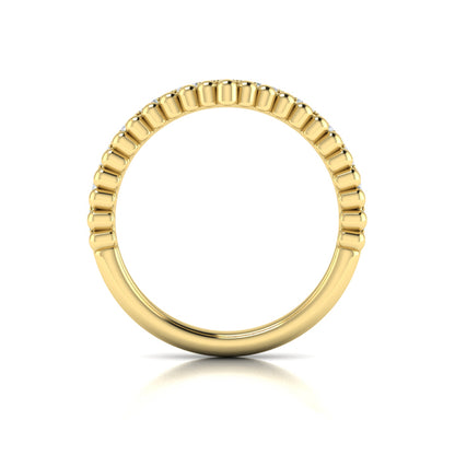 Beaded Contoured Band