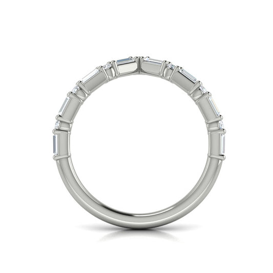 Diamond Baguette Chevron Ring