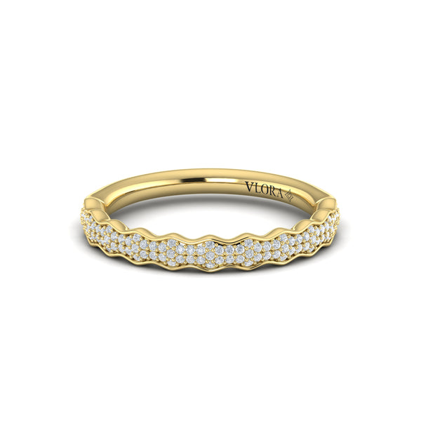 Fluted Stackable Band