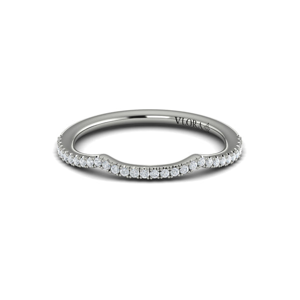 Entwined Euro Halo Matching Wedding Band