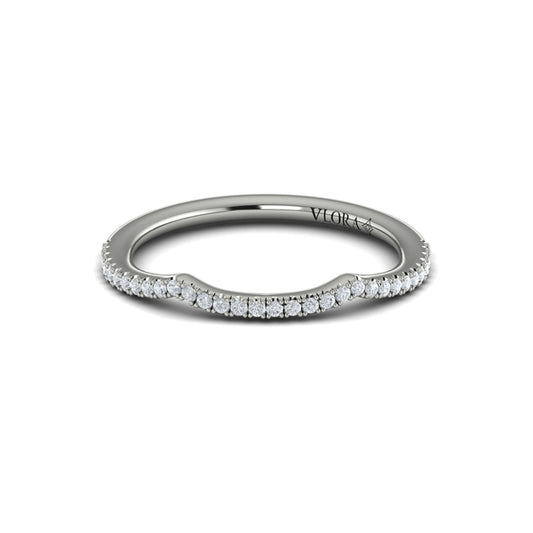 Matching Bands Wedding Band in Platinum by Vlora Bridal
