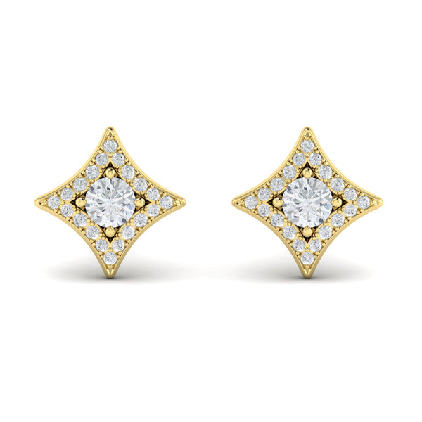 Diamond Vlora Star Stud Earrings
