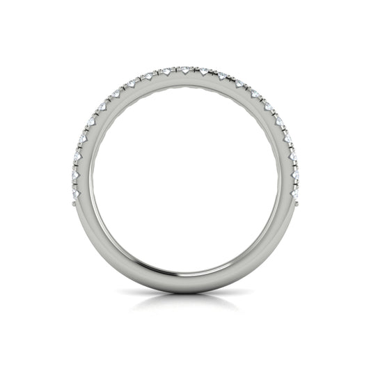 Matching Band for Veiled Emerald Cut Diamond Engagement Ring