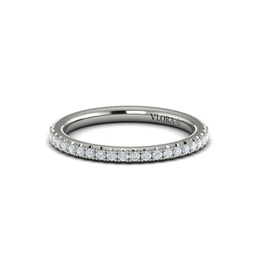 Matching Band for Triple Band Pave Oval Engagement Ring