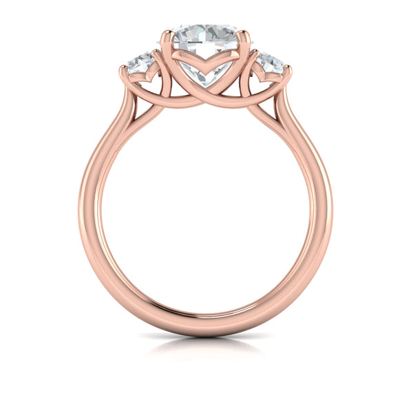 Timeless Trio Three Stone Engagement Ring