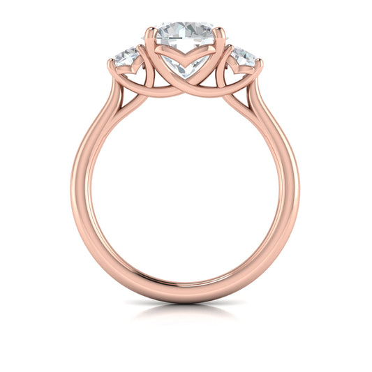 Timeless Trio Three Stone Engagement Ring