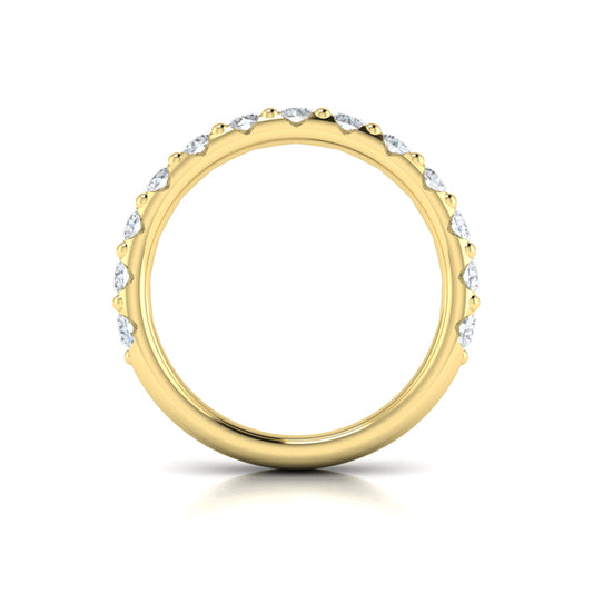 Round Diamond Prong Set Band