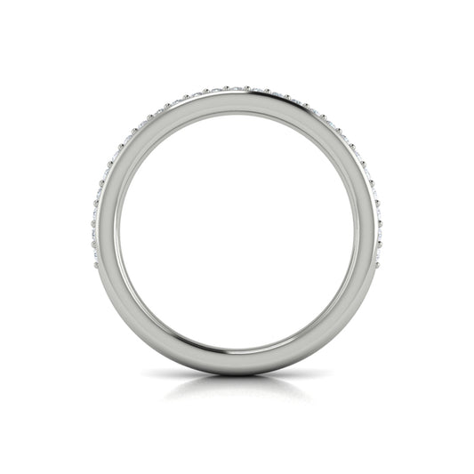 Matching Band for Bold Bezel Emerald Cut Engagement Ring