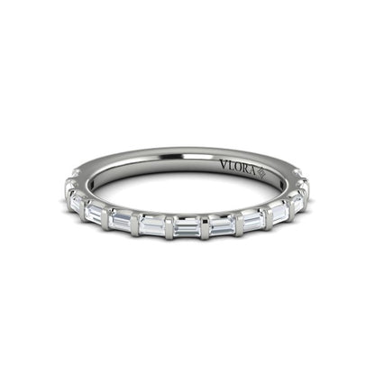 Matching Bands Wedding Band in Platinum by Vlora Bridal