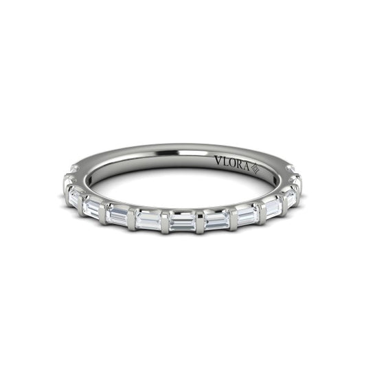 Matching Bands Wedding Band in Platinum by Vlora Bridal