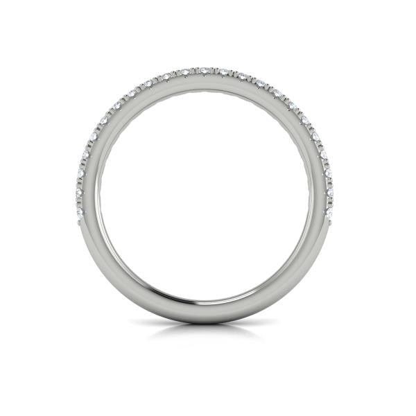 Matching Band for Streamlined Oval Bezel Engagement Ring