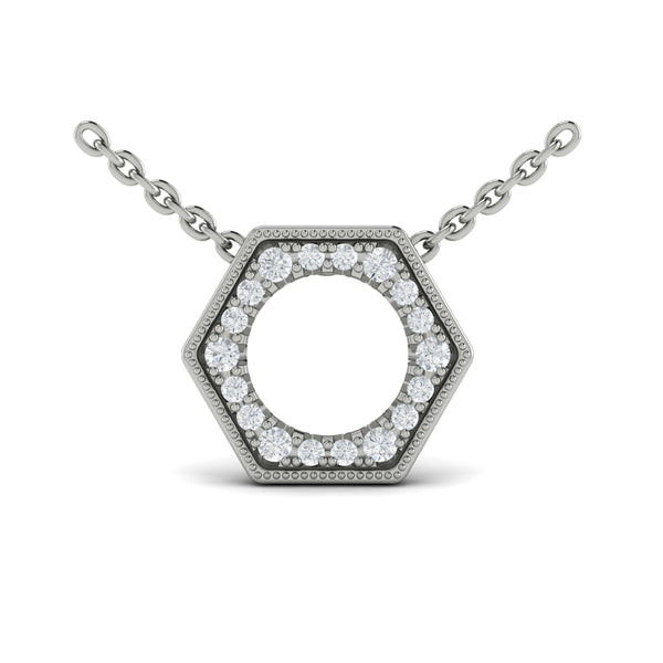 Diamond Pendant from SERAFINA Collection in Platinum