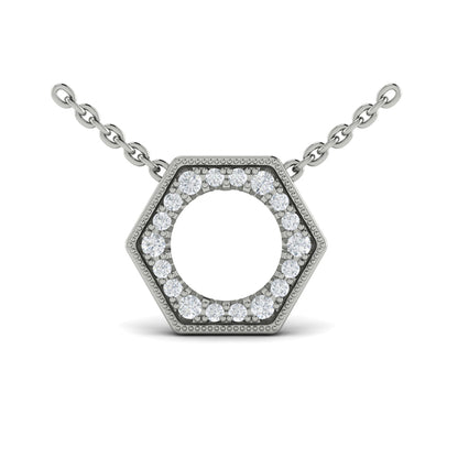 Diamond Pendant from SERAFINA Collection in Platinum