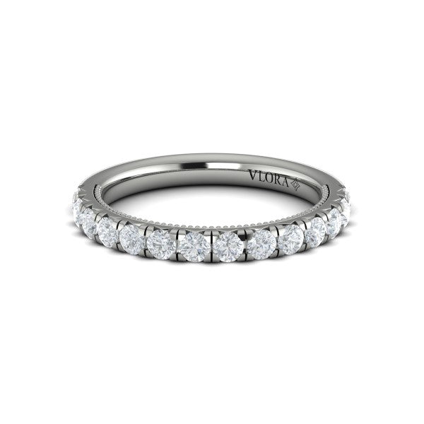 Matching Band for French Cathedral Oval Hidden Halo Engagement Ring