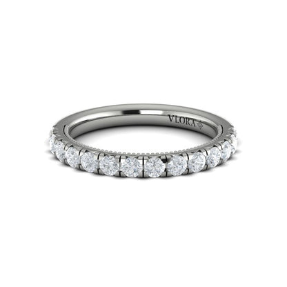 Matching Band for French Cathedral Oval Hidden Halo Engagement Ring