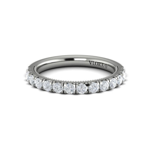 Matching Band for French Cathedral Oval Hidden Halo Engagement Ring